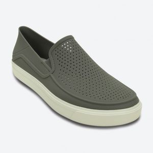 CROCS CITILANE ROKA SLIP-ONS - GREY SHOES 202363-06X US 11
